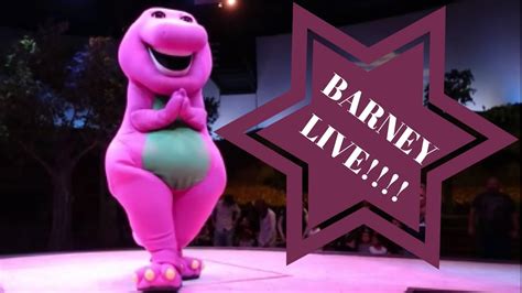 barney live on stage